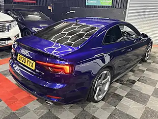 Used 2020 Audi A5 Black Edition Blue - Interior and Exterior details 6
