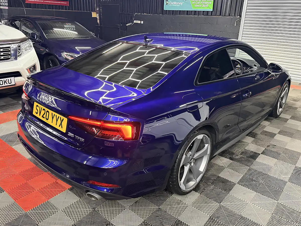Used 2020 Audi A5 Black Edition Blue - Interior and Exterior details 6