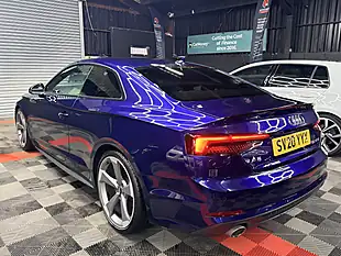 Used 2020 Audi A5 Black Edition Blue - Interior and Exterior details 8