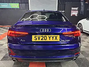 Used 2020 Audi A5 Black Edition Blue - Interior and Exterior details 9