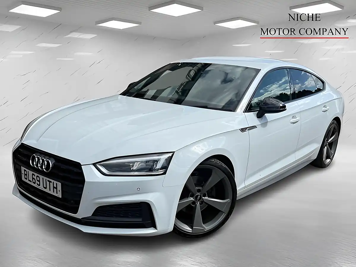 Used 2020 Audi A5 Black Edition Sportback White - Interior and Exterior details 4