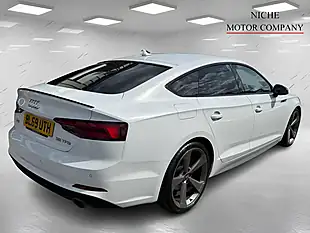 Used 2020 Audi A5 Black Edition Sportback White - Interior and Exterior details 5
