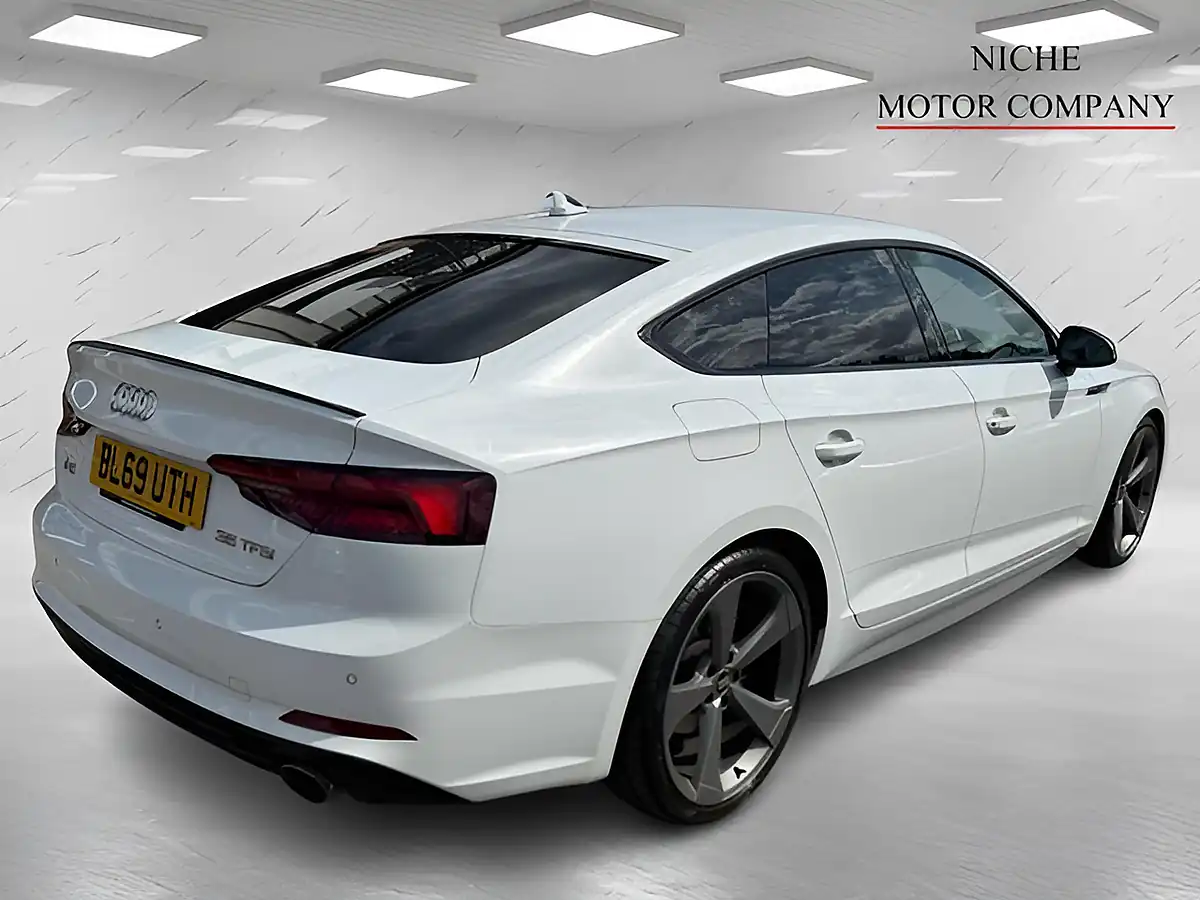 Used 2020 Audi A5 Black Edition Sportback White - Interior and Exterior details 5