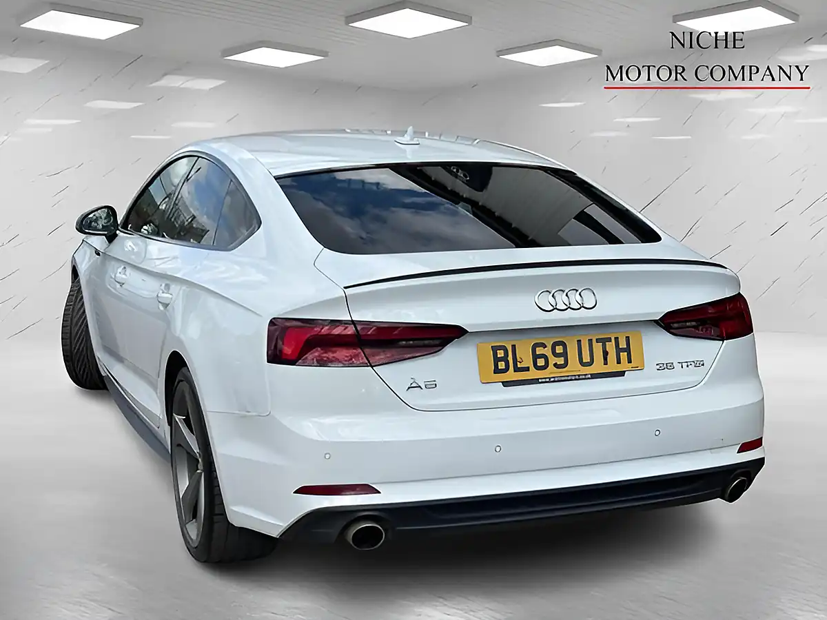 Used 2020 Audi A5 Black Edition Sportback White - Interior and Exterior details 6