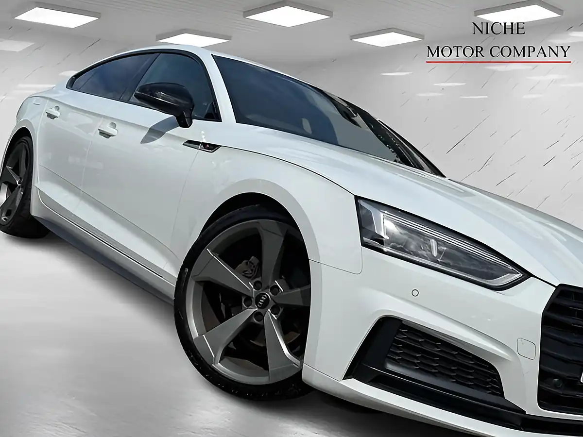Used 2020 Audi A5 Black Edition Sportback White - Interior and Exterior details 8