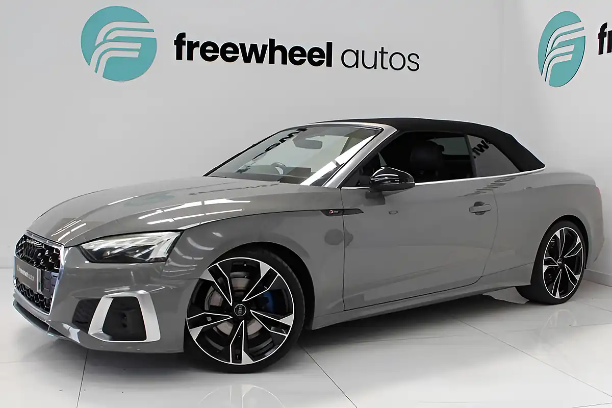 Used 2020 Audi A5 Cabriolet Edition 1 Grey - Front View