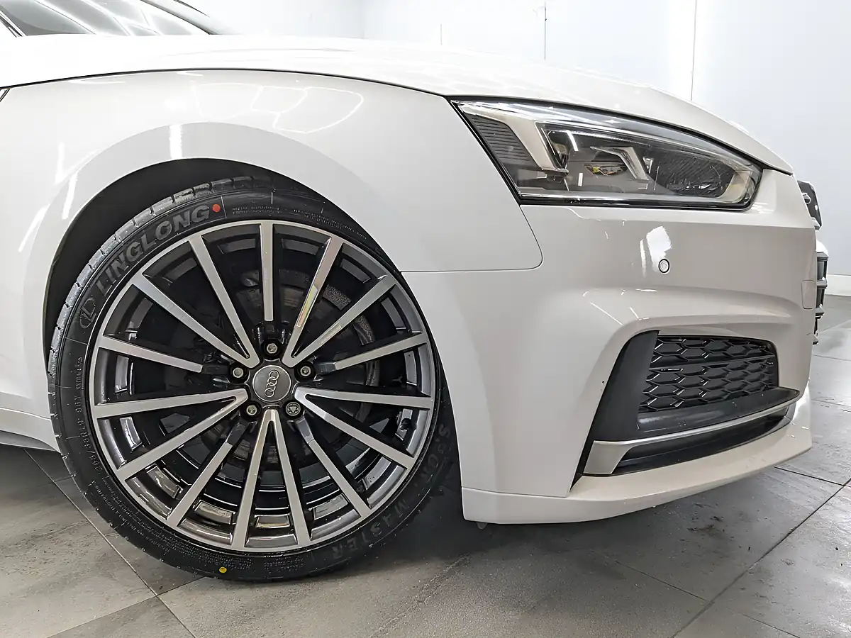 Used 2020 Audi A5 Cabriolet S Line White - Front View