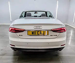 Used 2020 Audi A5 Cabriolet S Line White - Interior and Exterior details 11