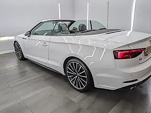 Used 2020 Audi A5 Cabriolet S Line White - Interior and Exterior details 12