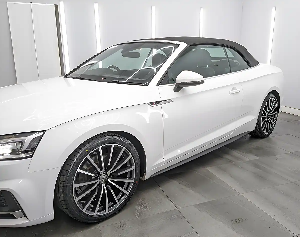 Used 2020 Audi A5 Cabriolet S Line White - Interior and Exterior details 2