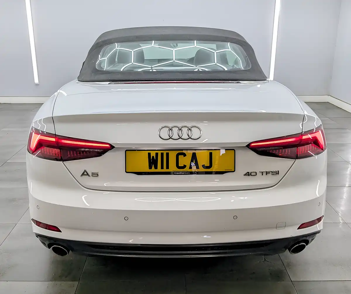 Used 2020 Audi A5 Cabriolet S Line White - Interior and Exterior details 6
