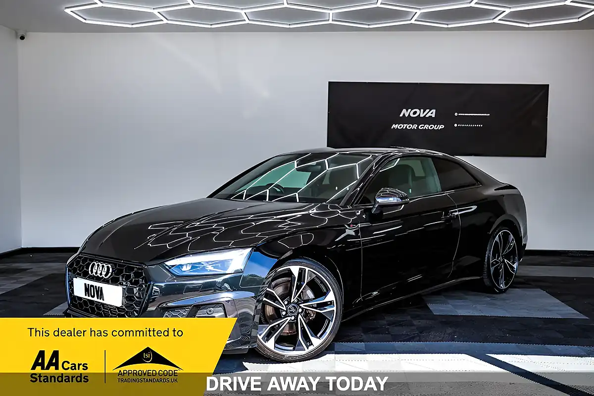 Used 2020 Audi A5 Edition 1 Black - Front View