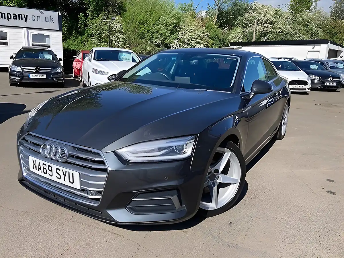 Used 2020 Audi A5 Sport Grey - Front View