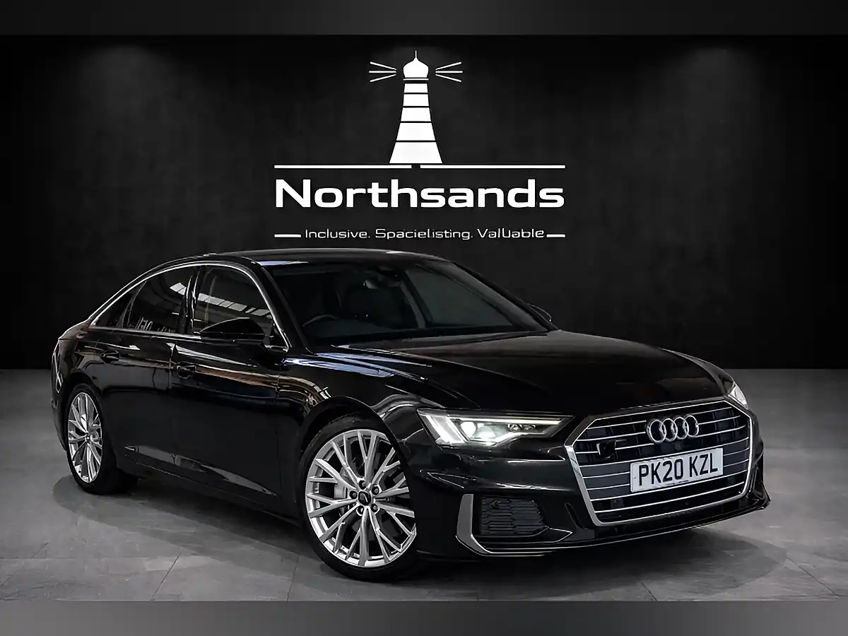 Used 2020 Audi A6 Saloon S Line Vesuvius Grey Metallic - Front View