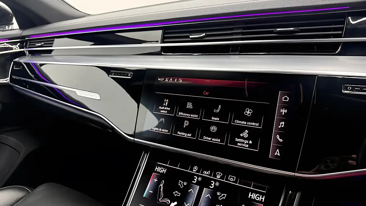Used 2020 Audi A8 Black Edition Black - Interior and Exterior details 15