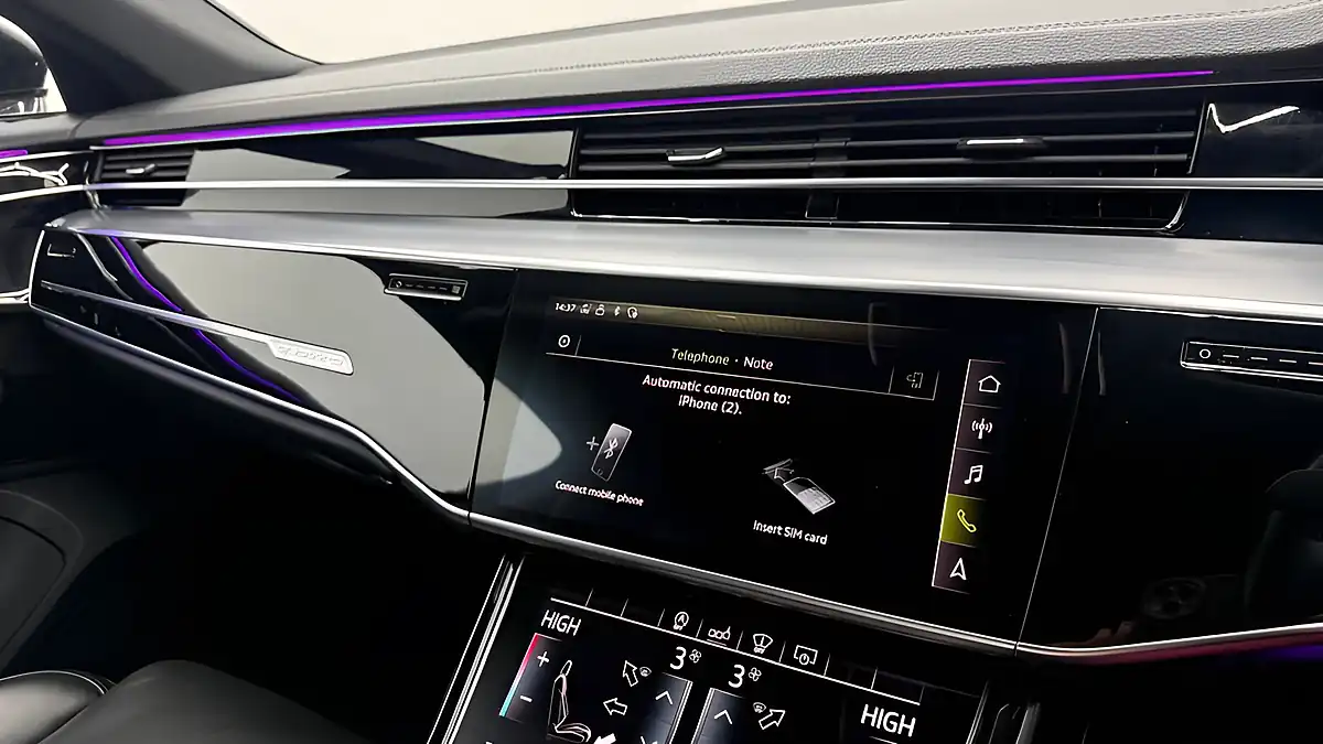 Used 2020 Audi A8 Black Edition Black - Interior and Exterior details 9