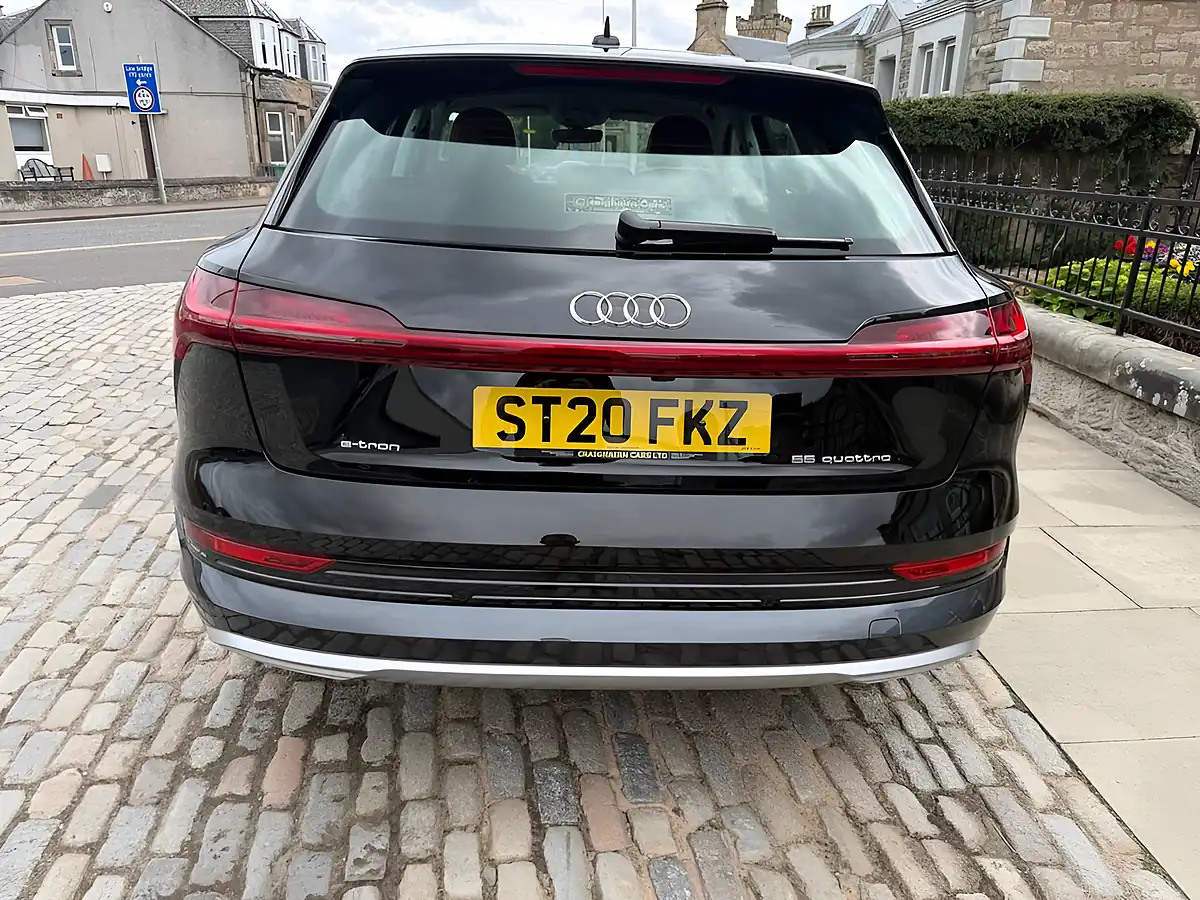 Used 2020 Audi E-Tron 55 SUV Mythos Black - Interior and Exterior details 11