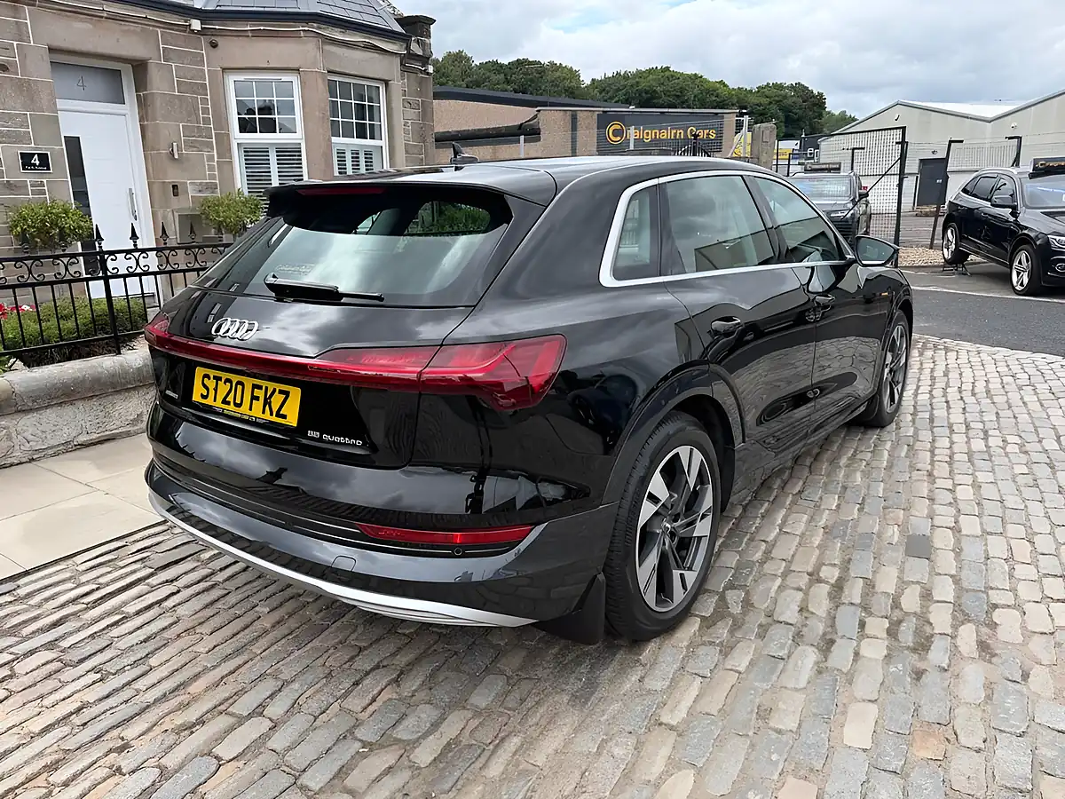 Used 2020 Audi E-Tron 55 SUV Mythos Black - Interior and Exterior details 14