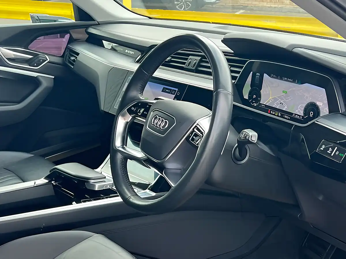 Used 2020 Audi E-Tron Quattro Glacier White - Interior and Exterior details 8