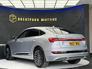 Used 2020 Audi E-Tron S Line Sportback Silver - Interior and Exterior details 3