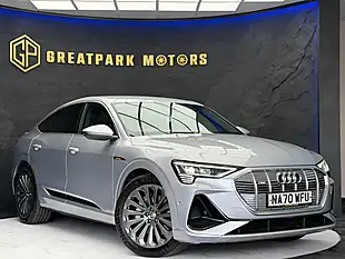 Used 2020 Audi E-Tron S Line Sportback Silver - Interior and Exterior details 7
