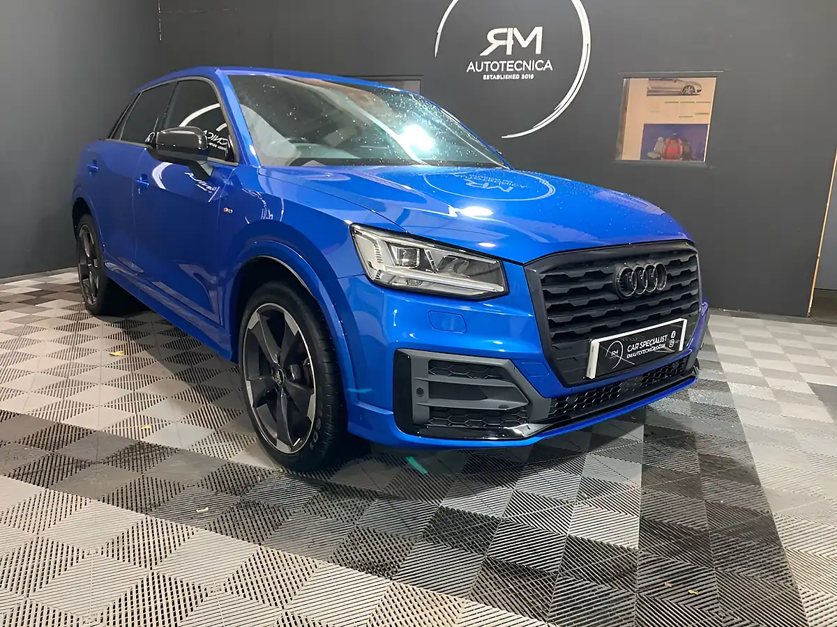 Used 2020 Audi Q2 Black Edition S-Line Blue - Interior and Exterior details 2