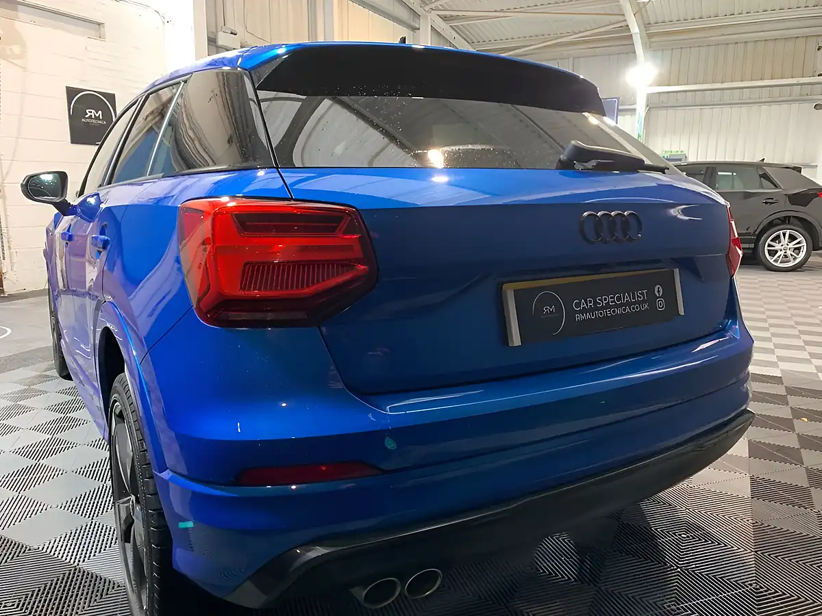Used 2020 Audi Q2 Black Edition S-Line Blue - Interior and Exterior details 8