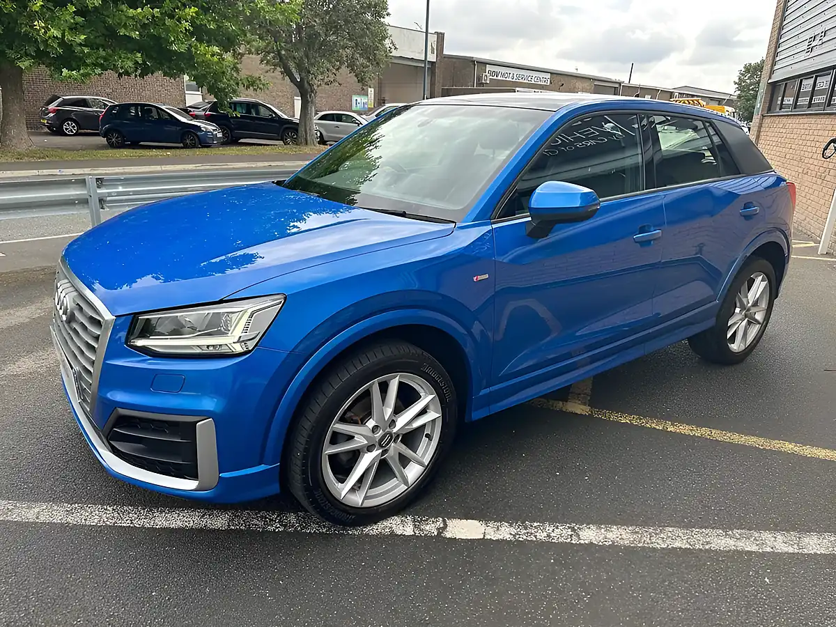 Used 2020 Audi Q2 S Line Ara Blue Crystal Effect - Interior and Exterior details 10