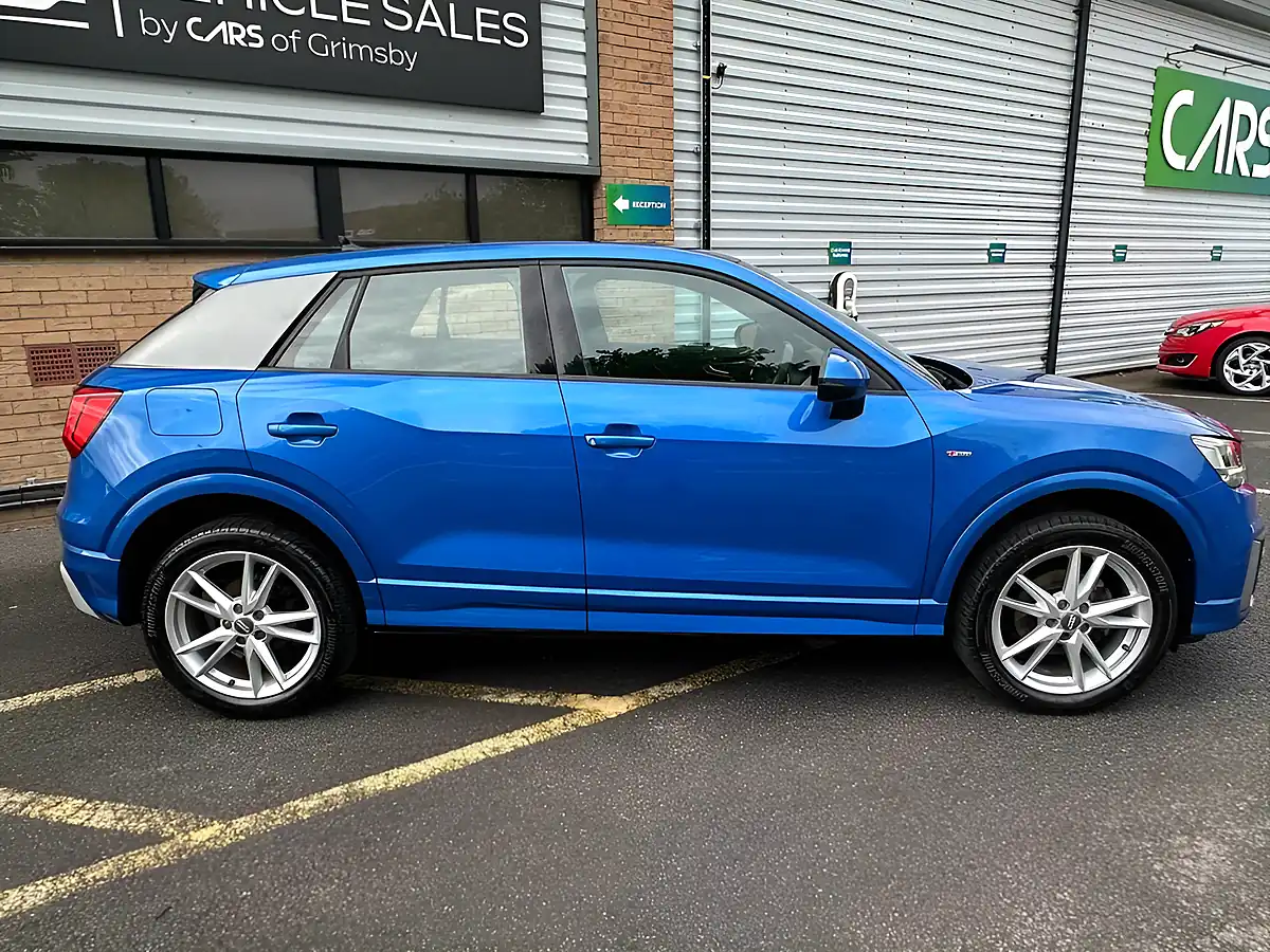 Used 2020 Audi Q2 S Line Ara Blue Crystal Effect - Interior and Exterior details 2