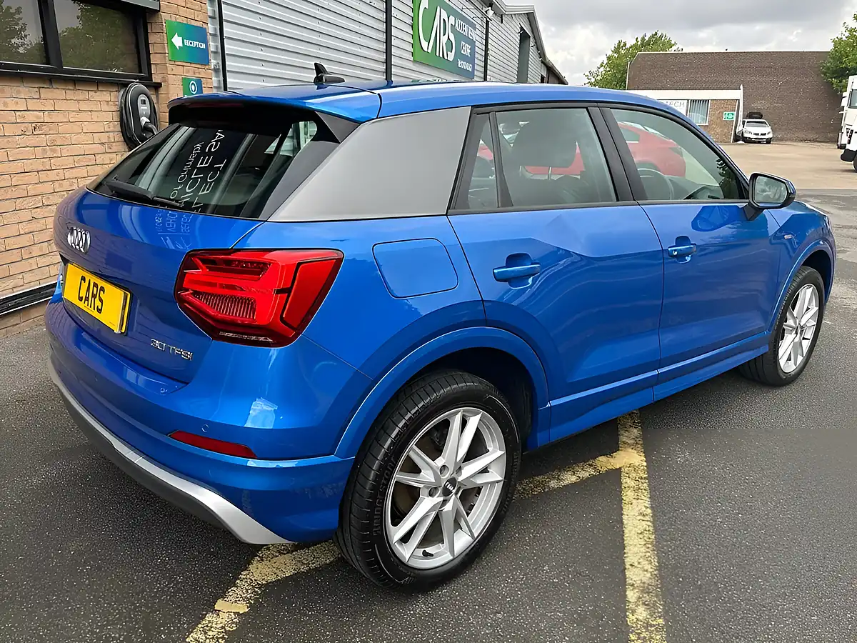Used 2020 Audi Q2 S Line Ara Blue Crystal Effect - Interior and Exterior details 6
