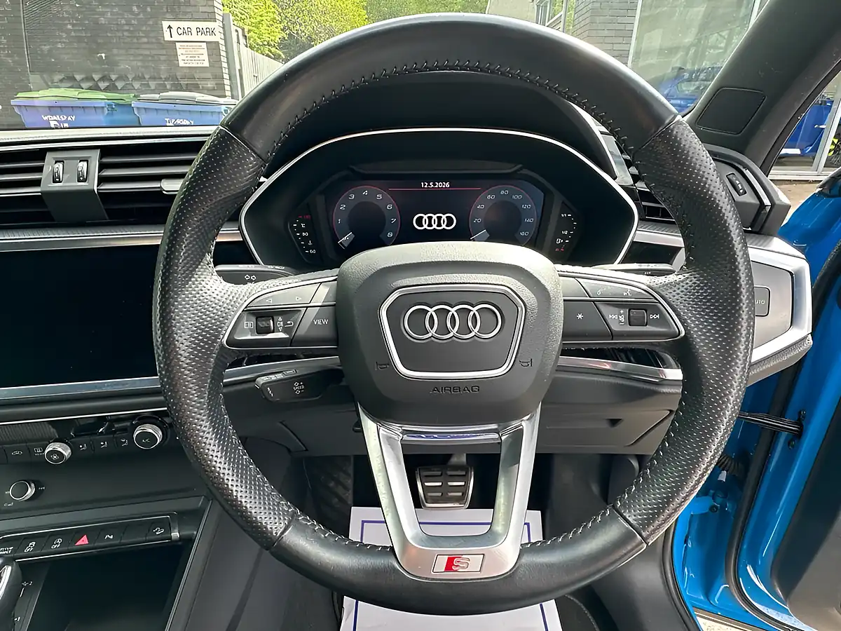 Used 2020 Audi Q3 S Line Blue - Interior and Exterior details 14