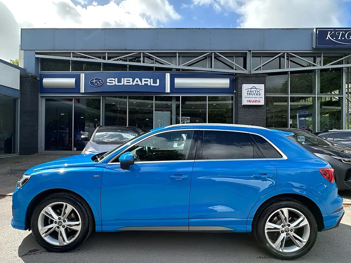 Used 2020 Audi Q3 S Line Blue - Interior and Exterior details 2