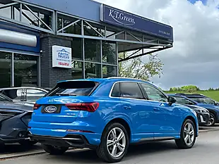 Used 2020 Audi Q3 S Line Blue - Interior and Exterior details 4