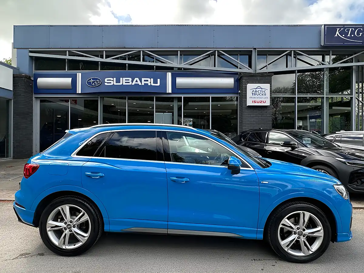 Used 2020 Audi Q3 S Line Blue - Interior and Exterior details 5
