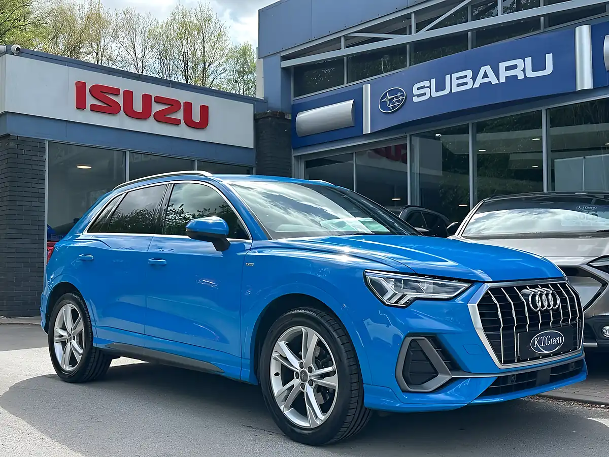 Used 2020 Audi Q3 S Line Blue - Interior and Exterior details 6