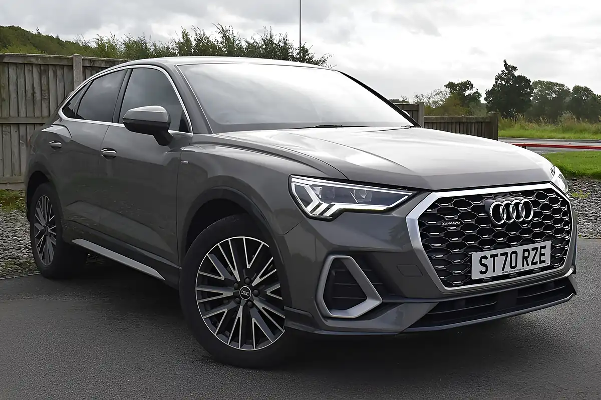 Used 2020 Audi Q3 S Line Sportback Grey - Front View