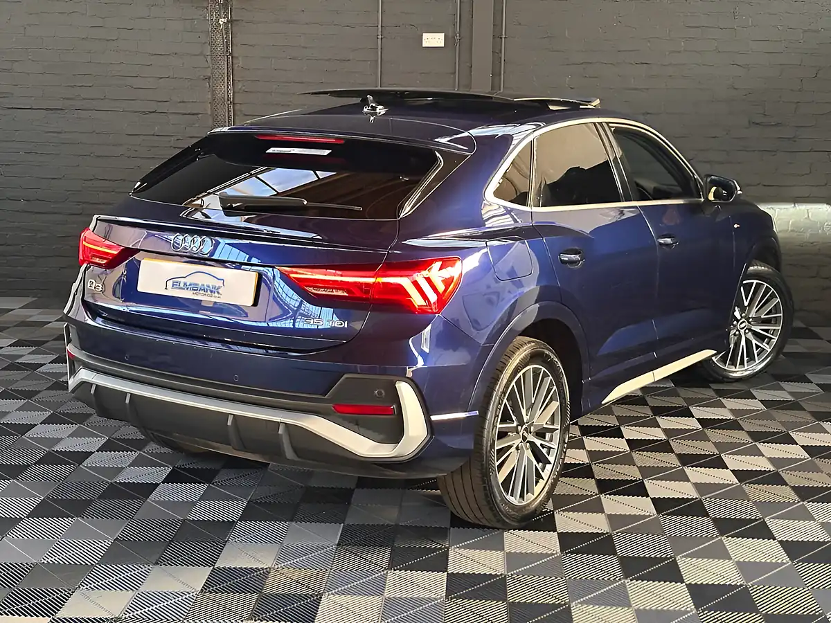 Used 2020 Audi Q3 S Line Sportback Navarra Blue Metallic - Interior and Exterior details 13