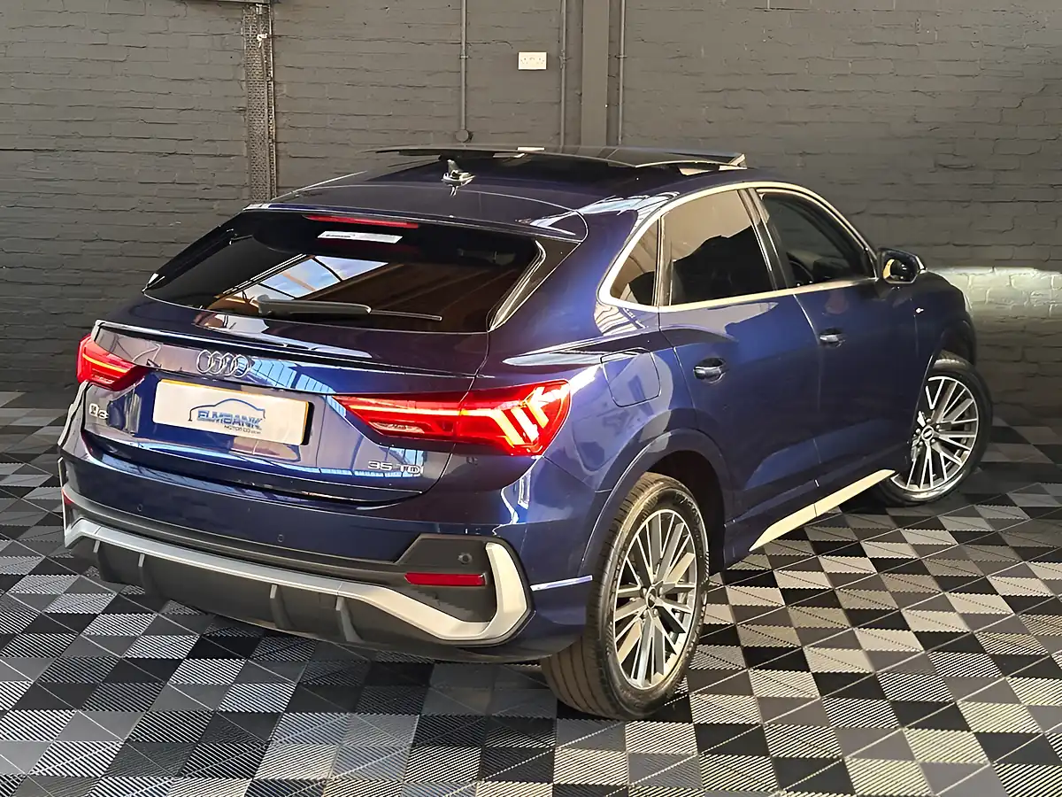Used 2020 Audi Q3 S Line Sportback Navarra Blue Metallic - Interior and Exterior details 14