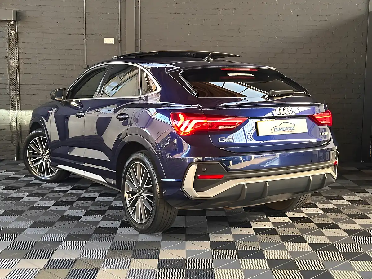 Used 2020 Audi Q3 S Line Sportback Navarra Blue Metallic - Interior and Exterior details 18