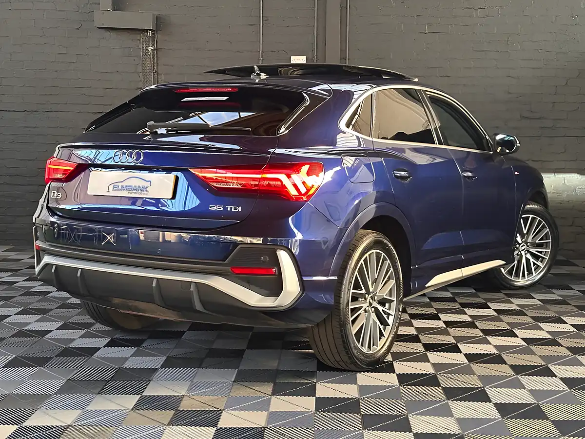 Used 2020 Audi Q3 S Line Sportback Navarra Blue Metallic - Interior and Exterior details 3