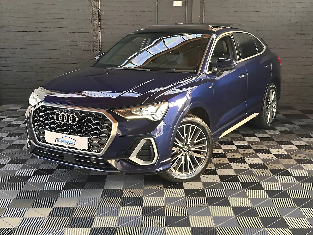 Used 2020 Audi Q3 S Line Sportback Navarra Blue Metallic - Interior and Exterior details 4