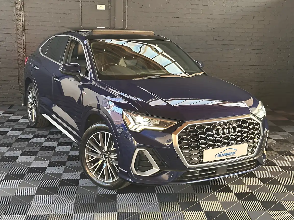 Used 2020 Audi Q3 S Line Sportback Navarra Blue Metallic - Interior and Exterior details 6