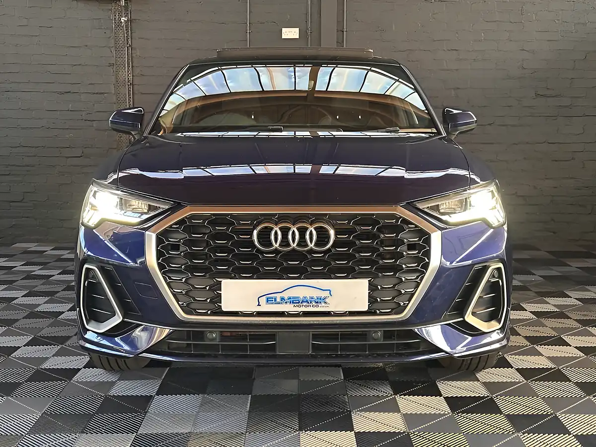 Used 2020 Audi Q3 S Line Sportback Navarra Blue Metallic - Interior and Exterior details 8