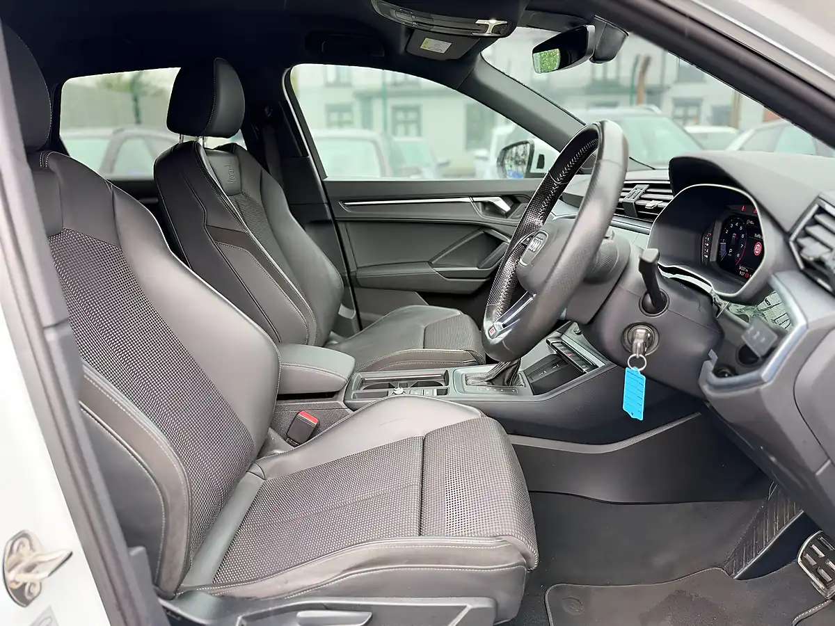 Used 2020 Audi Q3 S Line White - Interior and Exterior details 11