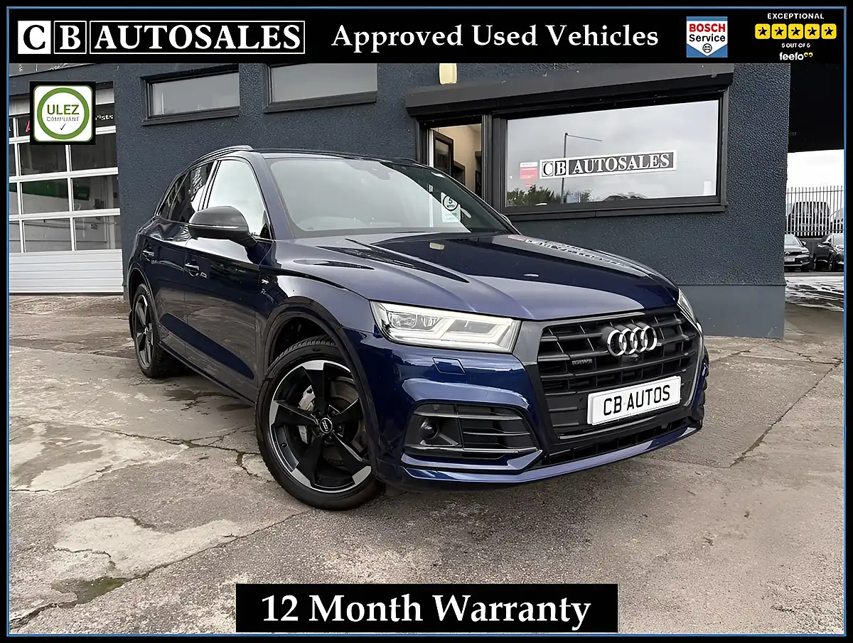 Used 2020 Audi Q5 Black Edition Blue - Front View
