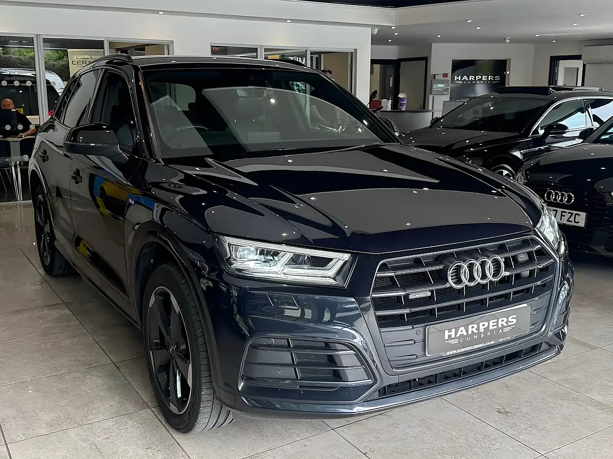 Used 2020 Audi Q5 Black Edition Blue - Interior and Exterior details 13