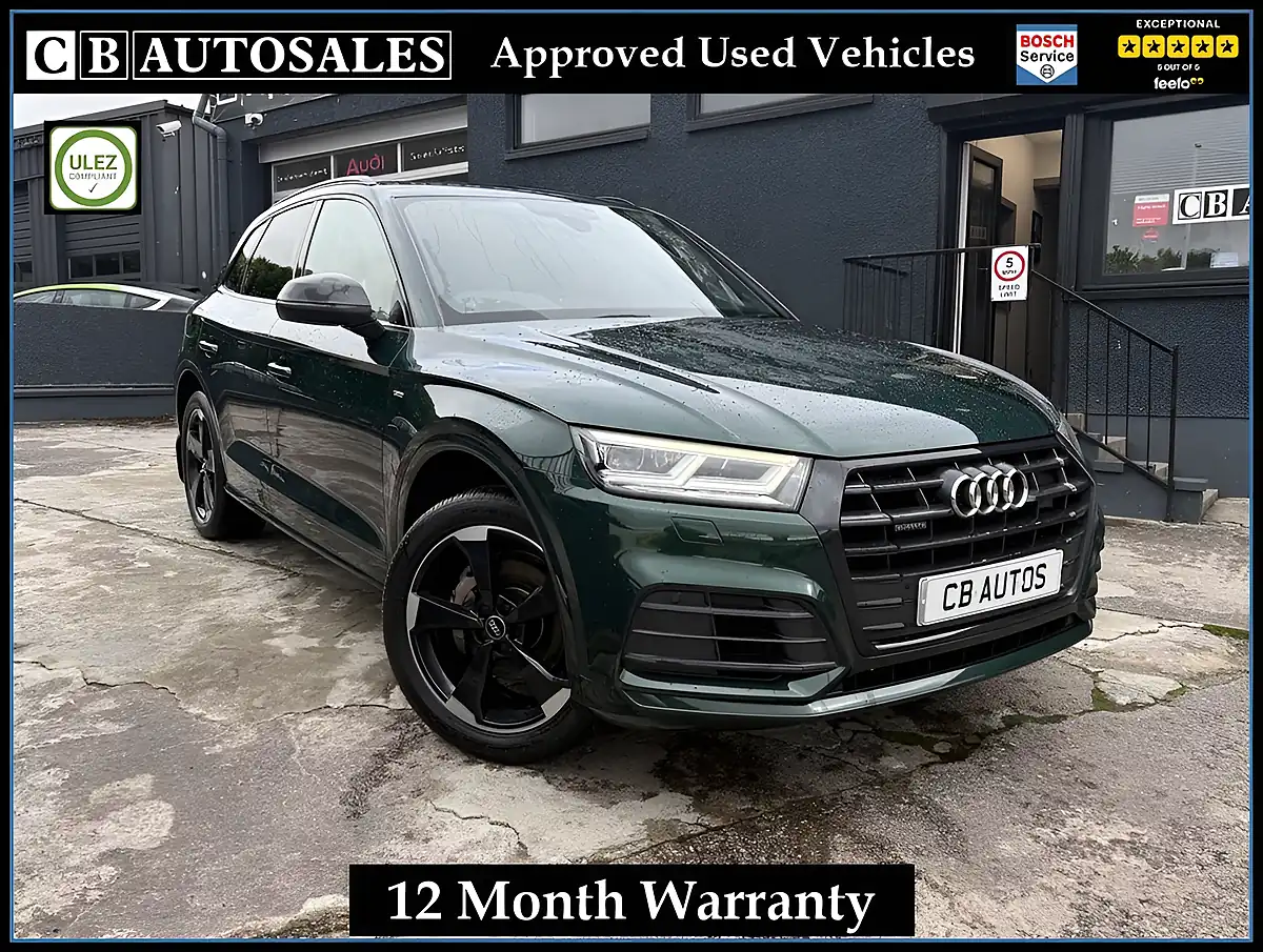 Used 2020 Audi Q5 Black Edition Green - Front View