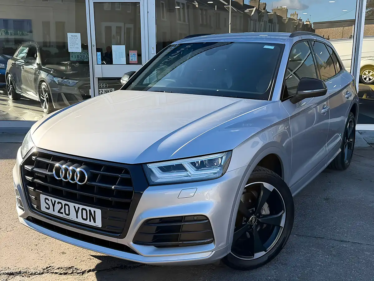 Used 2020 Audi Q5 Black Edition Silver - Interior and Exterior details 5