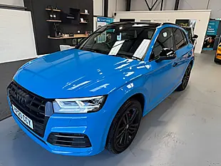 Used 2020 Audi Q5 S Line Competition Blue - Interior and Exterior details 4