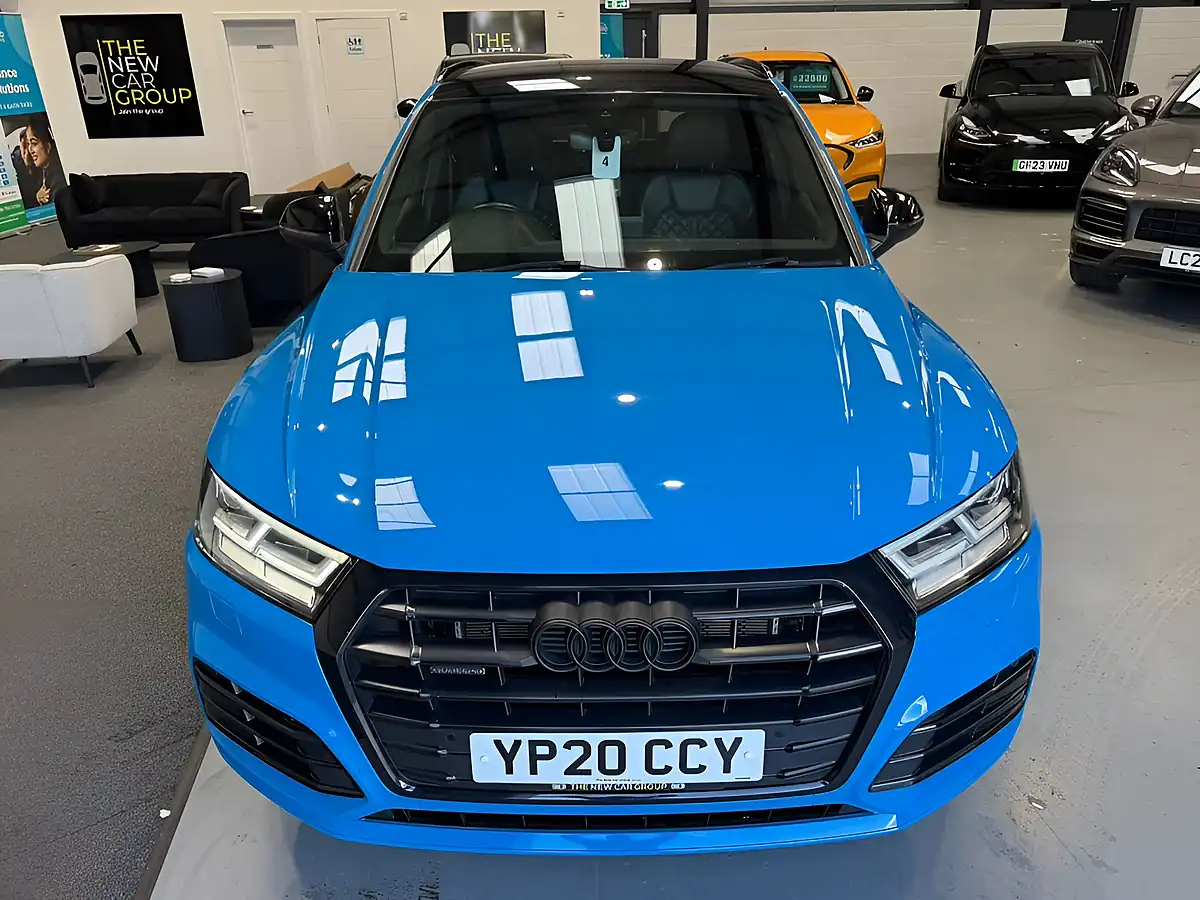 Used 2020 Audi Q5 S Line Competition Blue - Interior and Exterior details 6
